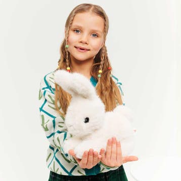 Orange Toys knuffel konijn wit 20cm van €17,99 voor €17,90, Ophalen of Verzenden, Nieuw