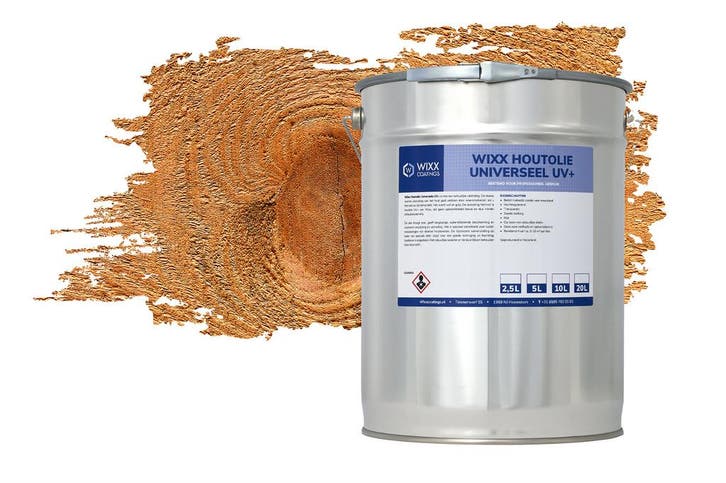 Wixx Universele Houtolie UV+ Bankirai 1L, Doe-het-zelf en Verbouw, Verf, Beits en Lak, Verf, Nieuw, Minder dan 5 liter, Verzenden