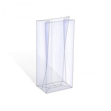 Blokbodemzak 95 + 80 x 235mm 1000st., Verzenden, Nieuw