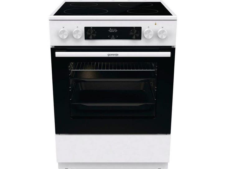 Gorenje GEC6C40WD - Vrijstaand Fornuis 60 cm - AquaClean, Witgoed en Apparatuur, Kookplaten, Nieuw, Verzenden