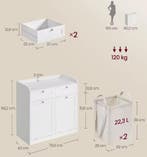 Multifunctionele Badkamerkast met Laden en Afneembare Waszak, Verzenden, Nieuw