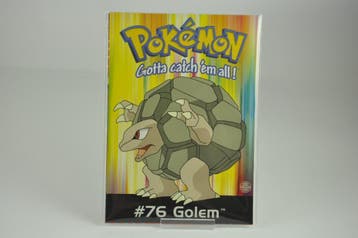 Pokemon Postcard #76 Golem Garantie & morgen in huis!, Ophalen of Verzenden, Zo goed als nieuw