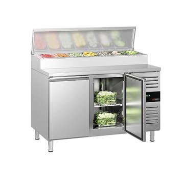 GGM Gastro | Saladette PREMIUM - 1360x700mm - 2-deurs - voor, Verzenden, Nieuw in verpakking