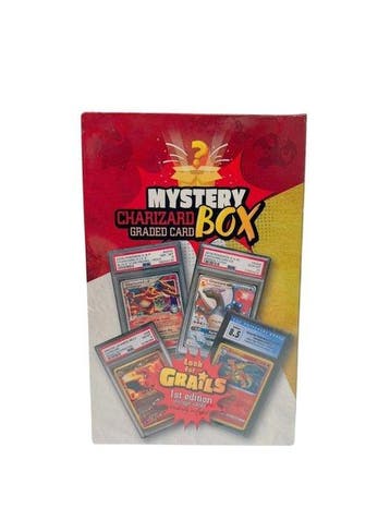 Pokémon Mystery box - Charizard Graded Card - Various sets, Hobby en Vrije tijd, Verzamelkaartspellen | Pokémon, Nieuw