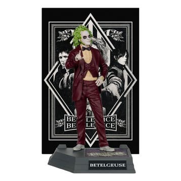 Beetlejuice Beetlejuice Movie Maniacs PVC Statue Beetlejuice, Ophalen of Verzenden, Nieuw