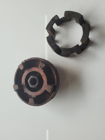 Bukh DV20 klauwkoppeling keerkoppeling aandrijving rubber, Ophalen of Verzenden, Nieuw, Motor en Techniek, Zeilboot of Motorboot