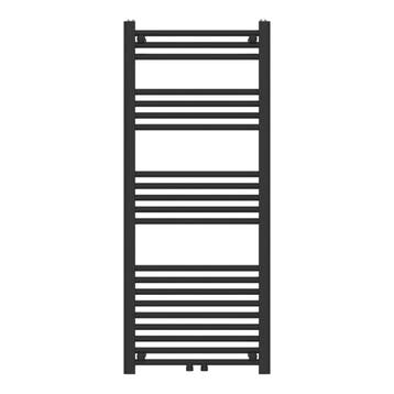 [neu.haus] Handdoekradiator Voss 120x50x3 cm zwart, Verzenden, Nieuw