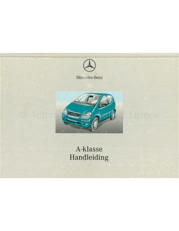 2000 MERCEDES BENZ A KLASSE INSTRUCTIEBOEKJE NEDERLANDS, Auto diversen, Handleidingen en Instructieboekjes