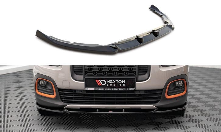 Voorspoiler Citroen Berlingo MK3 Maxton Glans Zwart, Auto-onderdelen, Carrosserie en Plaatwerk, Ophalen of Verzenden