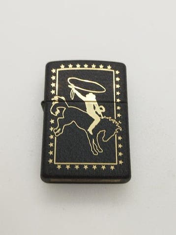 Zippo American Cowboy 2010 black matte - Zonder minimumprijs, Nieuw
