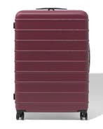 HEMA Koffer ABS 51x28x76cm 90L bordeaurood, Verzenden, Nieuw