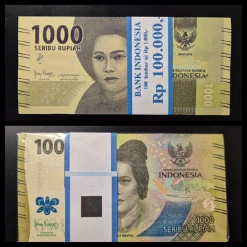 Indonesië. - 200 x 1000 Rupiah - 2016/2022 (Zonder, Postzegels en Munten