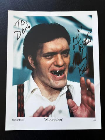 Gesigneerde foto Richard Kiel (Jaws/James Bond), Ophalen of Verzenden, Nieuw, Film, Foto of Kaart