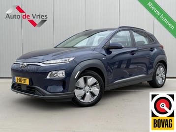 Zakelijke Lease |  Hyundai Kona EV Comfort Smart 64 kWh|Trek, Automaat, Stof, Gebruikt, Zwart