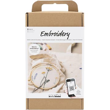 Starter Hobbyset Borduurwerk, Bloemen, 1 doos, Nieuw