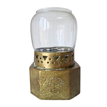 Olielamp - Messing, Glas - Opium olielamp