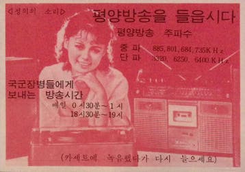“Pyongyang Broadcasting, de stem van gerechtigheid en pat., Verzenden