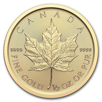 Gouden Canadian Maple Leaf 1/2 oz 2026, Postzegels en Munten, Munten | Amerika, Verzenden, Noord-Amerika, Losse munt, Goud