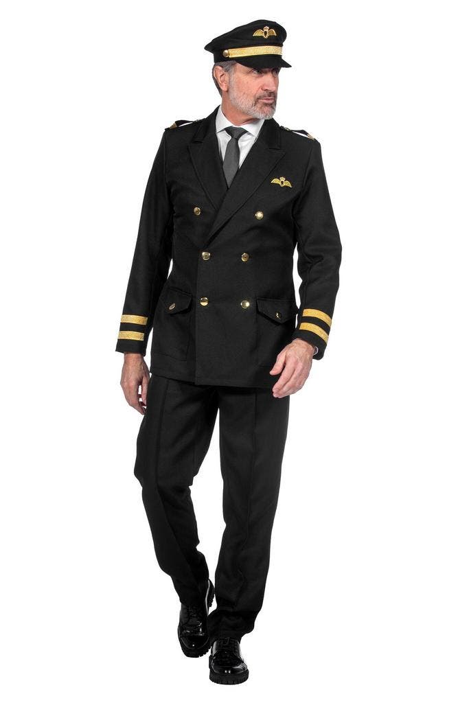 Piloten Pak Zwart Elite Barkhorn, Kleding | Heren, Carnavalskleding en Feestkleding, Nieuw, Ophalen of Verzenden