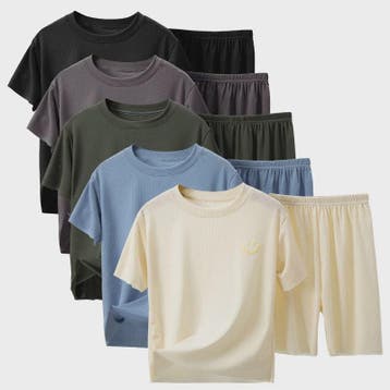 Zomerse Kinder Pyjama Set: Kort Broekje & T-shirt van IJskou, Verzenden, Nieuw