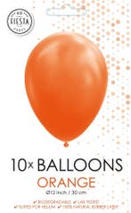 10x Ballonnen oranje, Hobby en Vrije tijd, Feestartikelen, Verzenden, Nieuw, Versiering, Verjaardag