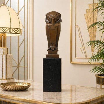 Naar: ALTORF, JOHAN COENRAAD (1876-1955) - sculptuur, Owl, Antiek en Kunst