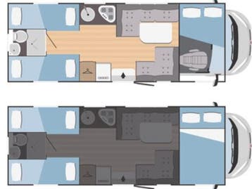 Rimor Seal 50, Caravans en Kamperen, Verwarmde buitenspiegels, Alkoof, Fiat, Brandblusser