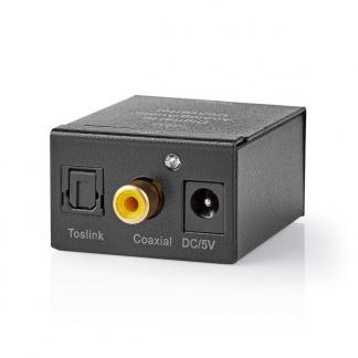 Digitale audio omvormer | Nedis | Optisch Toslink of, Verzenden, Nieuw