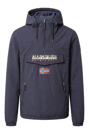 Napapijri Jas in maat XL Blauw, Napapijri, Verzenden, Zo goed als nieuw, Blauw