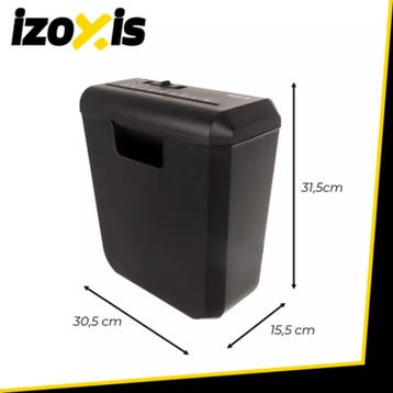Izoxis Papierversnipperaar – 10L Capaciteit – 6 Vellen, Ophalen of Verzenden, Nieuw