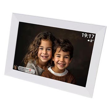 Digitale fotolijst | Denver (HD, 16 GB, 10.1 inch, Wit), Verzenden, Nieuw