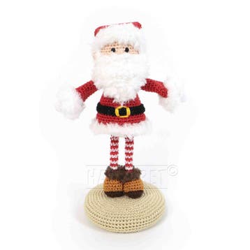 Kerstman Haken voor Mini Kerststal - Haakpret Anja Toonen, Ophalen of Verzenden, Nieuw