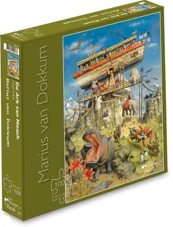Marius van Dokkum - De Ark van Noach Puzzel (1000 stukjes) |, Hobby en Vrije tijd, Verzenden, Nieuw