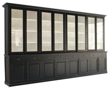 Buffetkast Dronten XXXL zwart - wit 400 x 240cm, Ophalen of Verzenden, Nieuw