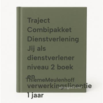 Traject Combipakket Dienstverlening Jij als dienstverlener, Boeken, Verzenden, Gelezen, ThiemeMeulenhoff