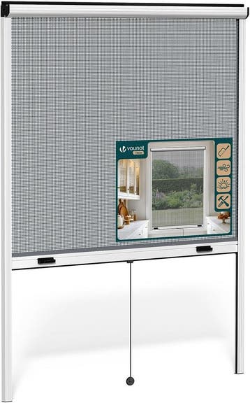 Insectenhor Aluminium 130x160 Wit | Tweedekansje | OP=OP, 120 cm of meer, Overige typen, Minder dan 200 cm, Ophalen of Verzenden
