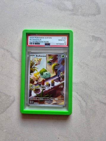 Pokémon - 1 Graded card - Bulbasaur #143 Full art, Foil -, Nieuw