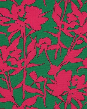 Polyester Stretch Abstract Groen/Roze, Hobby en Vrije tijd, Stoffen en Lappen, Nieuw, Groen