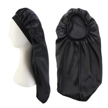 Satijnen Bonnet voor Dreadlocks / Braids / Rasta - Zwarte Dr, Ophalen of Verzenden, Nieuw