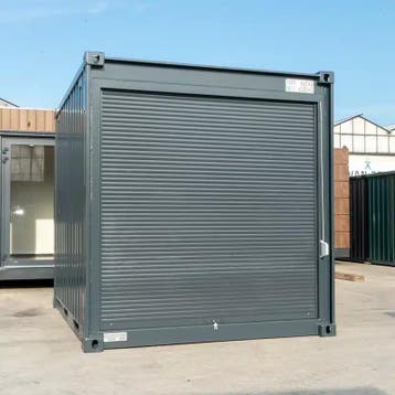 10ft Container met roldeur - Opslag container 10ft - bel nu