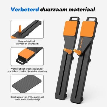 Pilates Board - Pilates Reformer - 4-in-1 - Zwart - MERACH, Verzenden, Zo goed als nieuw