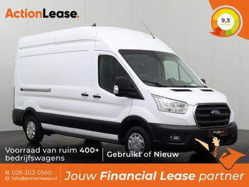 Ford Transit Bestelbus L3 H3 2022 Diesel Handgeschakeld, Auto's, Ford, Zwart, Wit, Nieuw, Dealer onderhouden