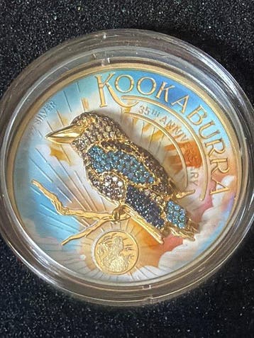 Australië. 1 Dollar 2025, Kookaburra1oz (.999) + (.925)
