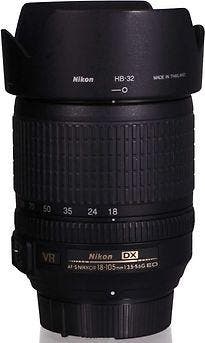 Nikon AF-S NIKKOR 18-105 mm F3.5-5.6 DX ED G VR 67 mm filter, Verzenden, Zo goed als nieuw