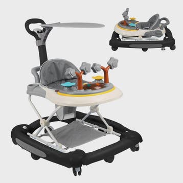 Baby Activity Walker met Speelboog - In Hoogte Verstelbaar -, Verzenden, Nieuw