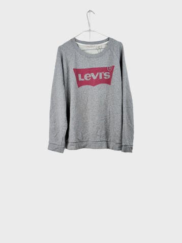 Levis Fleecetruien Dames maat L Grijs Vintage, Kleding | Dames, Ophalen of Verzenden, Nieuw