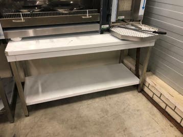 RVS Werktafel | van af 70 cm met Onderschap €129, Ophalen, Nieuw in verpakking, Meubilair