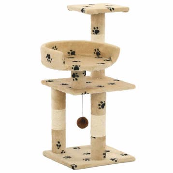 vidaXL Kattenkrabpaal met sisal krabpalen 65 cm, Verzenden, Nieuw