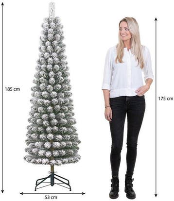 2dekans | Black Box Trees Charlton Smalle Kunstkerstboom -, Ophalen of Verzenden, Zo goed als nieuw