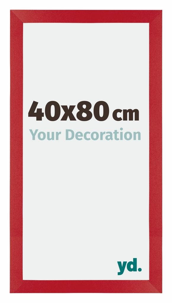 Fotolijst 40x80 cm - Rood - MDF - Mura, Huis en Inrichting, Woonaccessoires | Lijsten, Nieuw, Verzenden